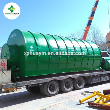 waste treatment to recycle waste tyres to oil make fuel oil pyrolysis machine